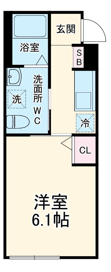 Ft-KAMOI flatの間取り