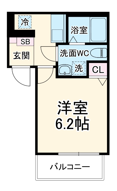 Ft-KAMOI flatの間取り