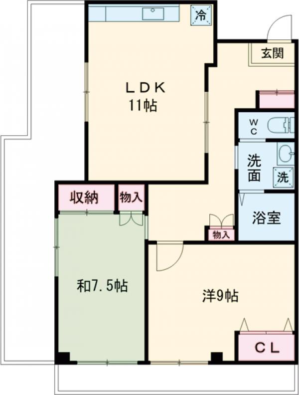 佐治ビルの間取り