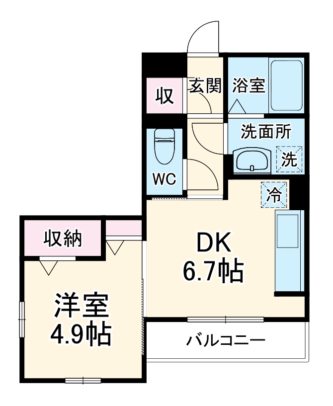 2/2 間取