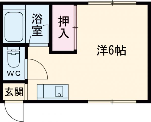 栗原コーポの間取り