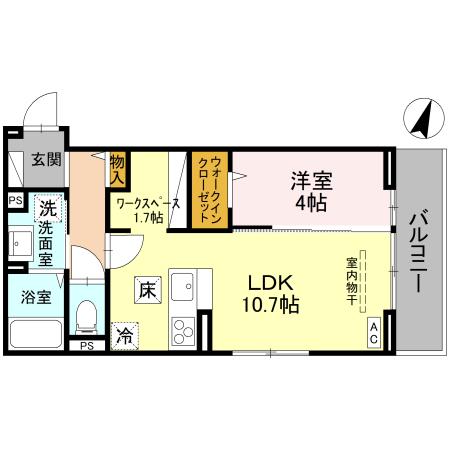 アザレアCの間取り