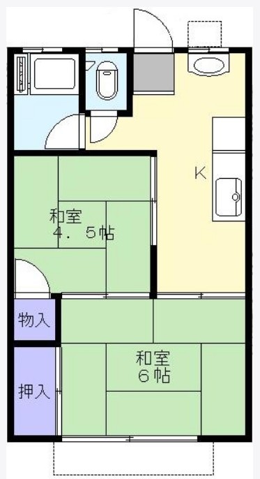 柊荘の間取り