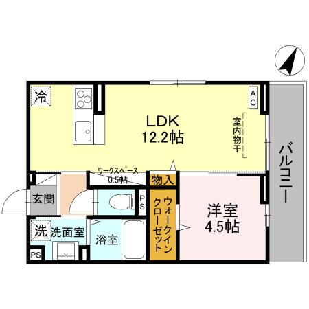 アザレアCの間取り