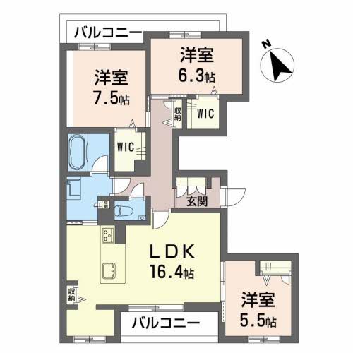 フレオベージの間取り
