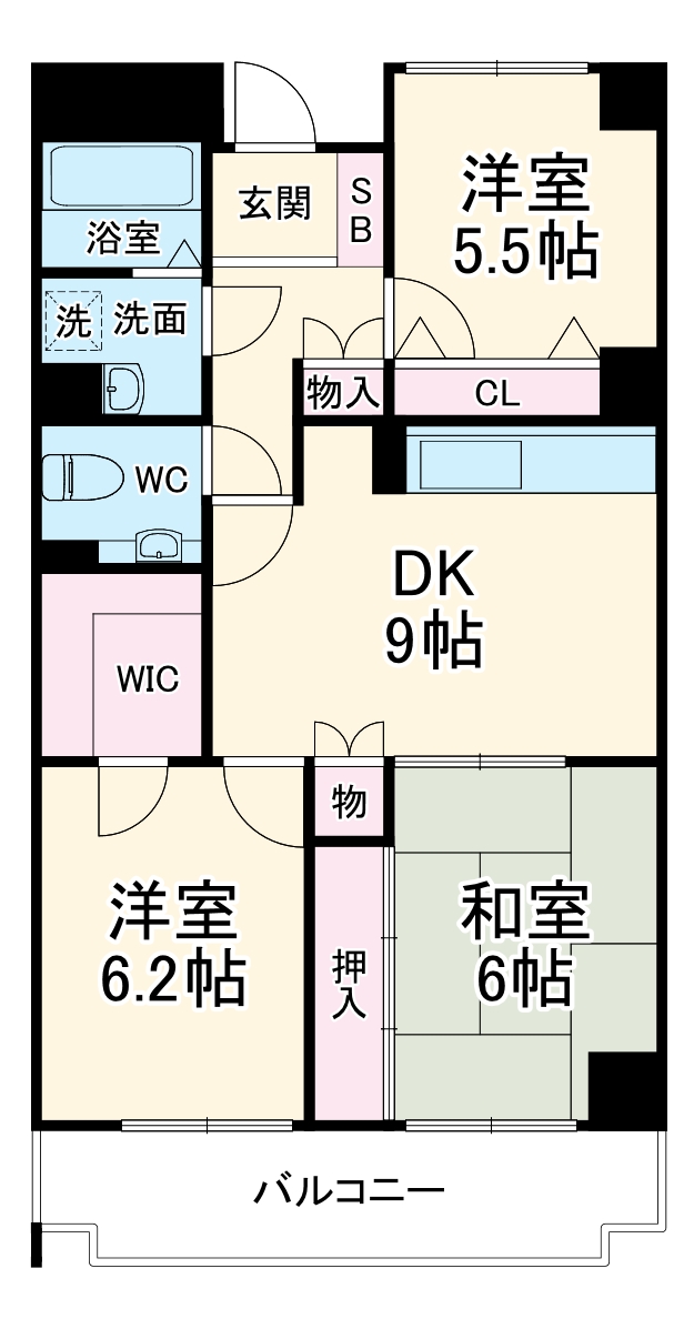 ルミエール 市ヶ尾の間取り