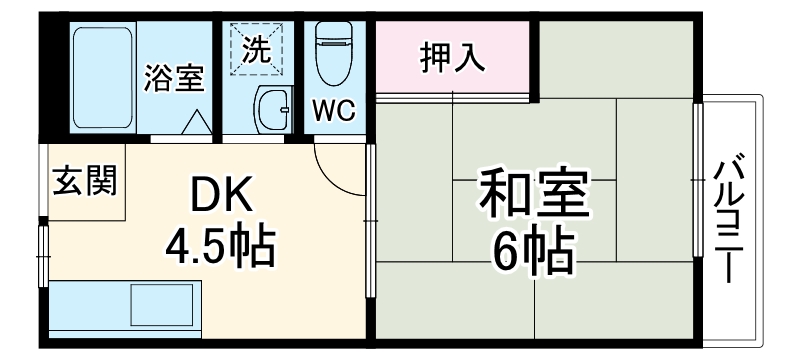 乙幸ハウスの間取り
