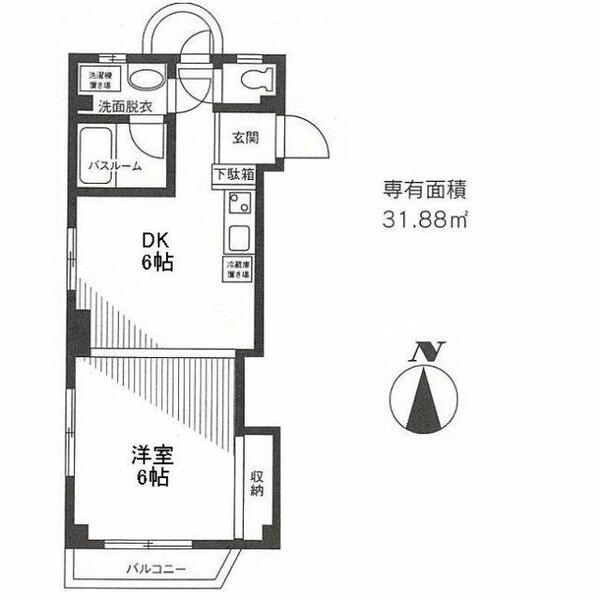 パインクレスト富士見台の間取り