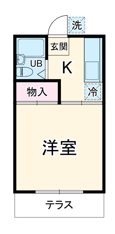ハイツウメダの間取り