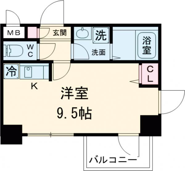 ディアレイシャス中野野方 の間取り