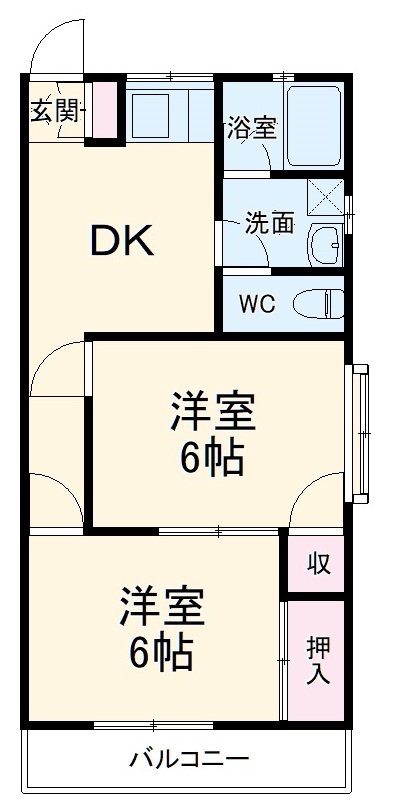 エクセルの間取り