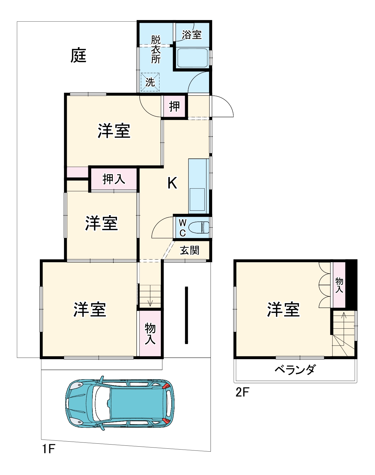 グリーンコート竹之丸の間取り
