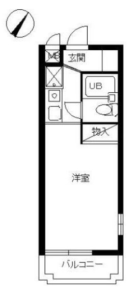 スカイコート阿佐ヶ谷第２の間取り