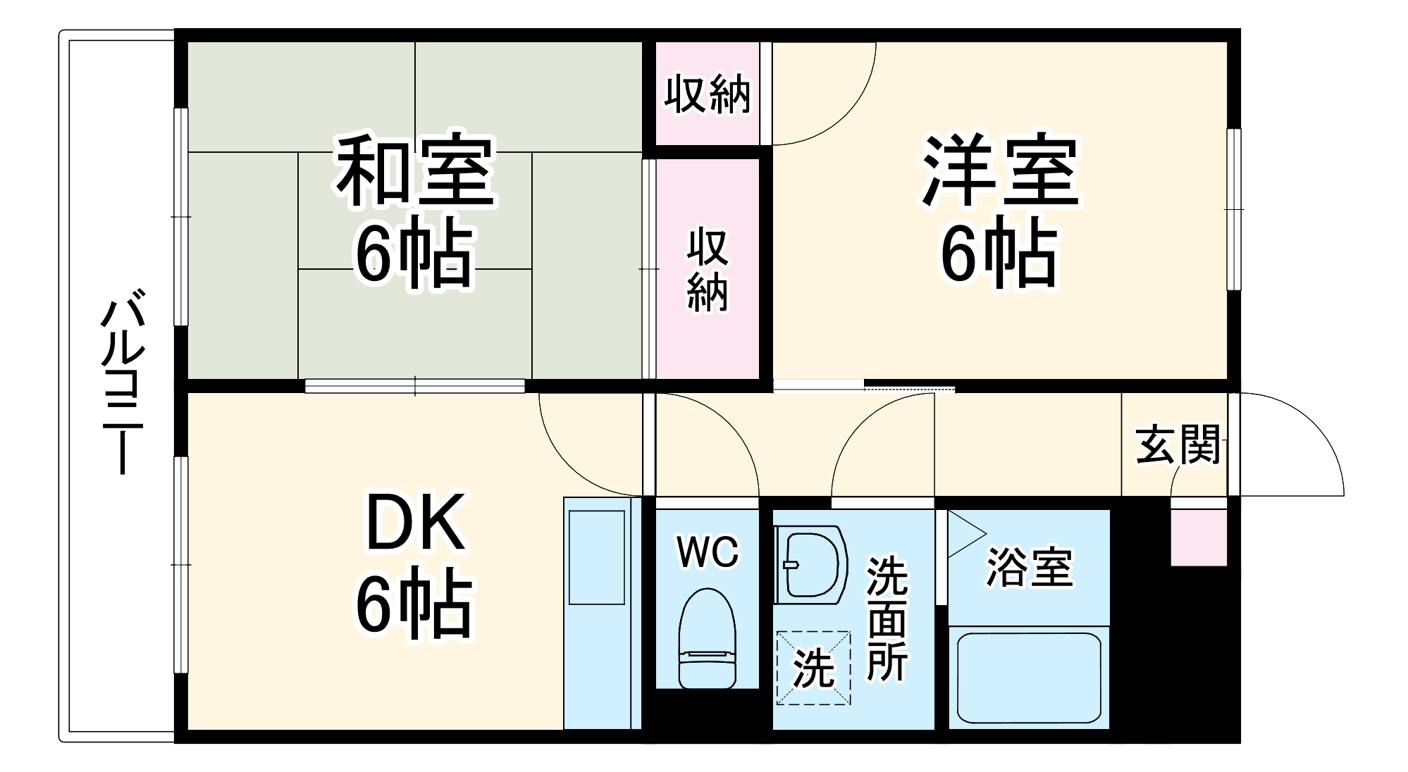 サニーコートの間取り