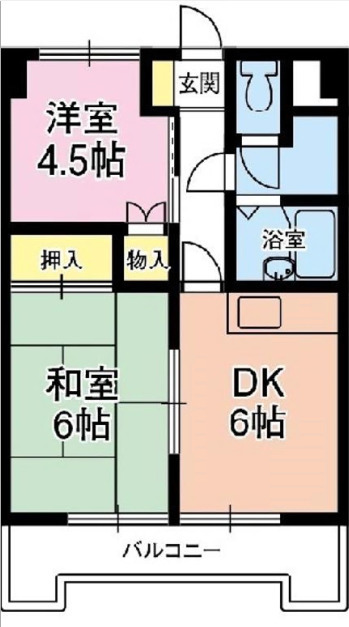 さくら都市マンション1番館の間取り