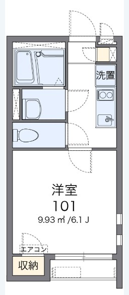 クレイノCURRENTの間取り