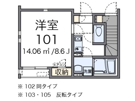 クレイノリヴェールの森の間取り