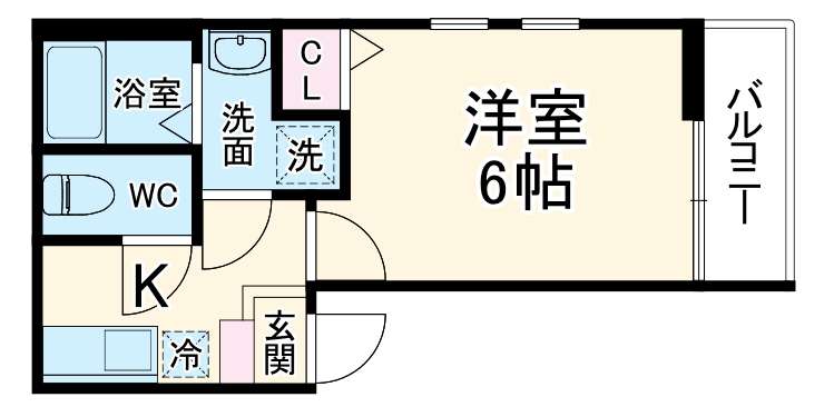 シーバ生田の間取り