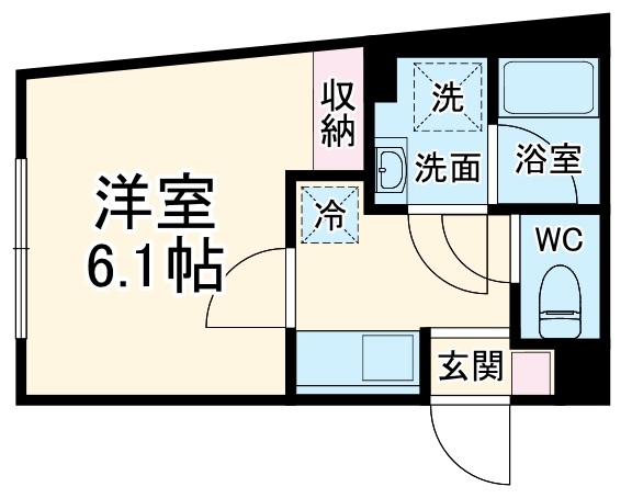 Comfort Yokohamaの間取り