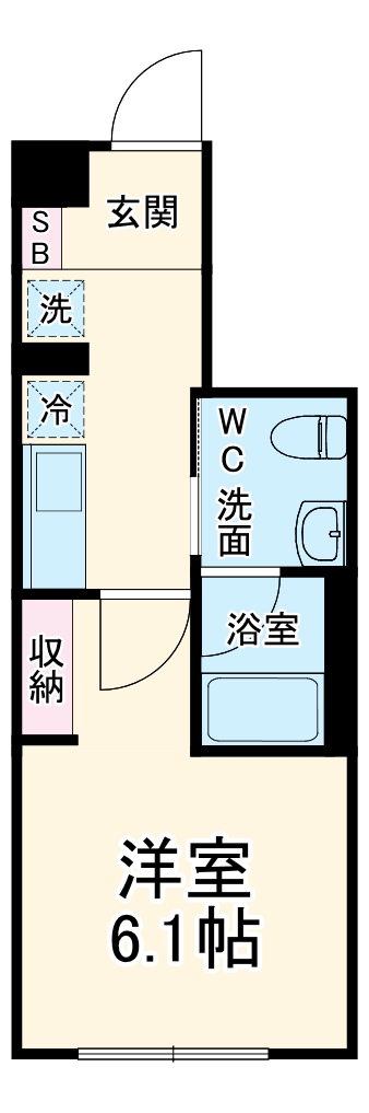 Comfort Yokohamaの間取り