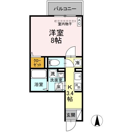 T&P TAKENOTSUKAの間取り