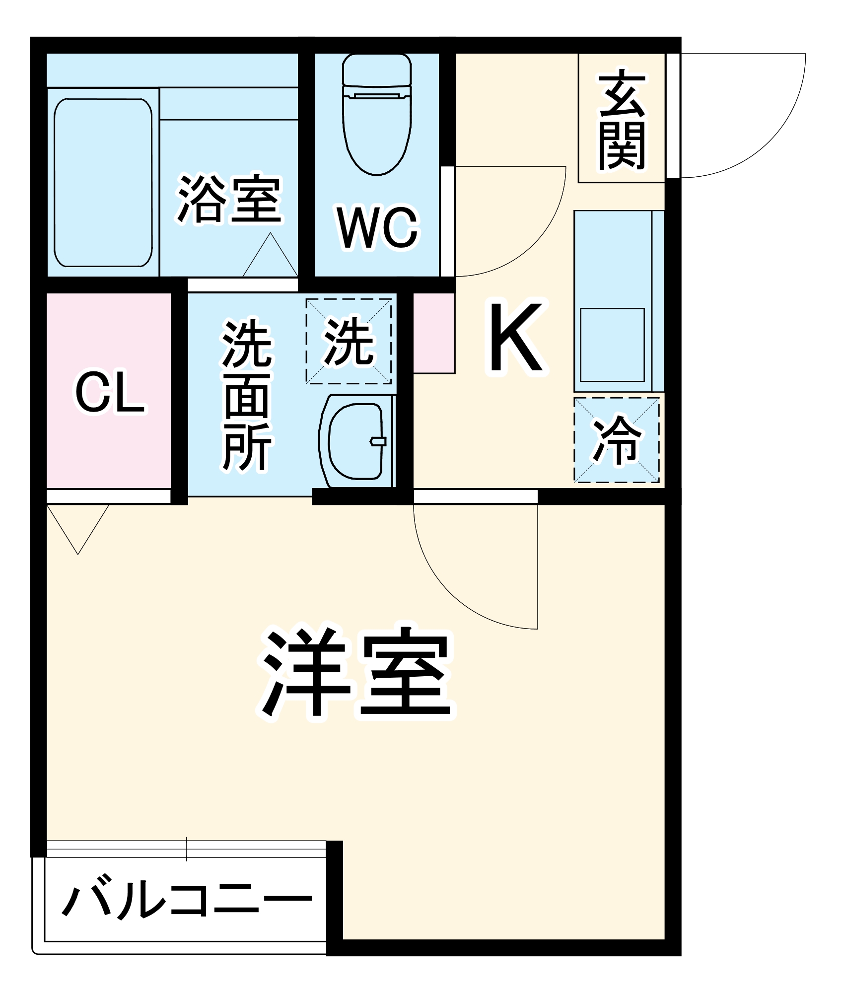 アークシティ霞ヶ関の間取り