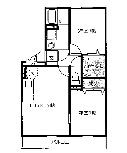 ソフィア・パーク A棟の間取り