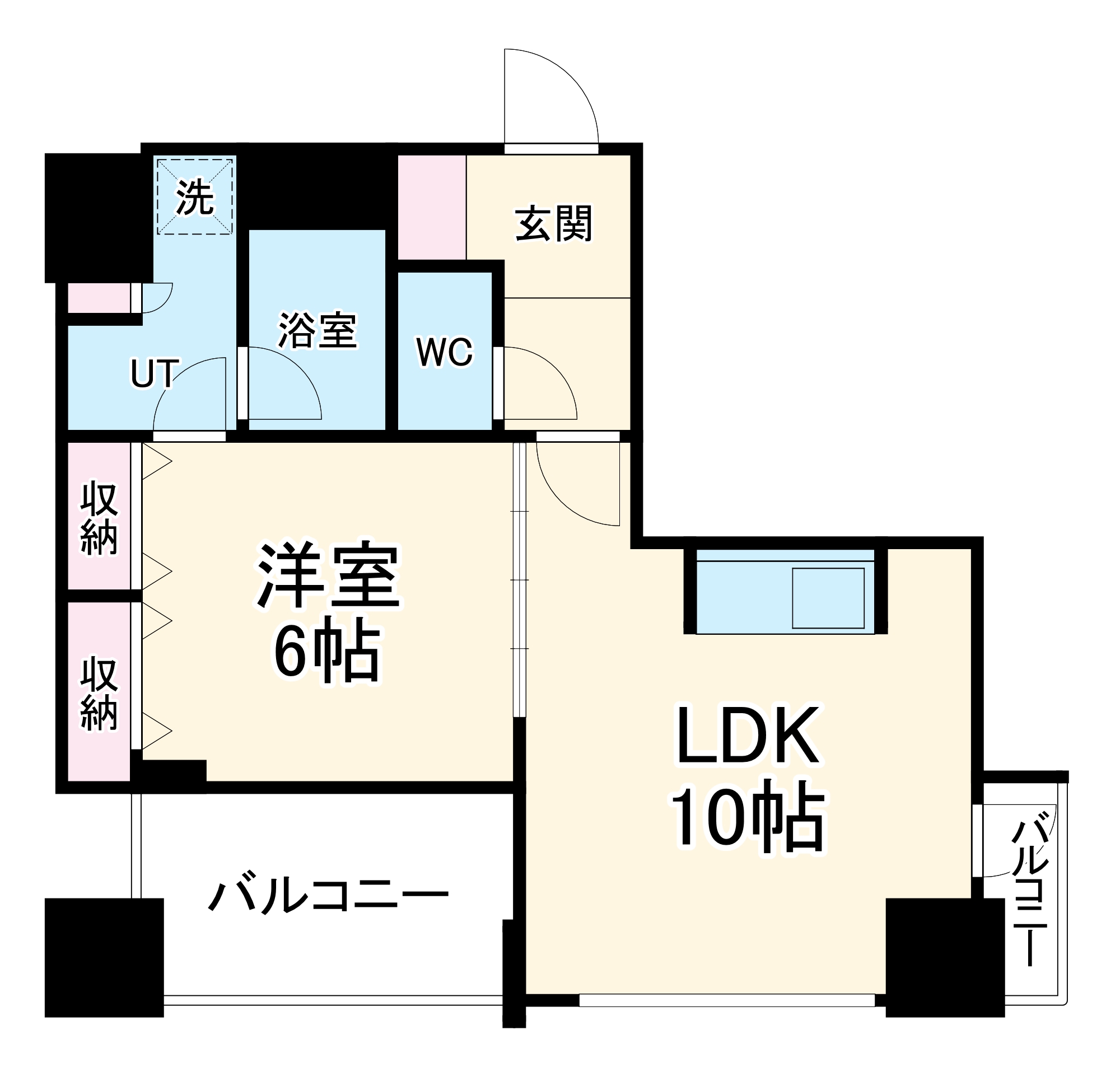1/2 間取