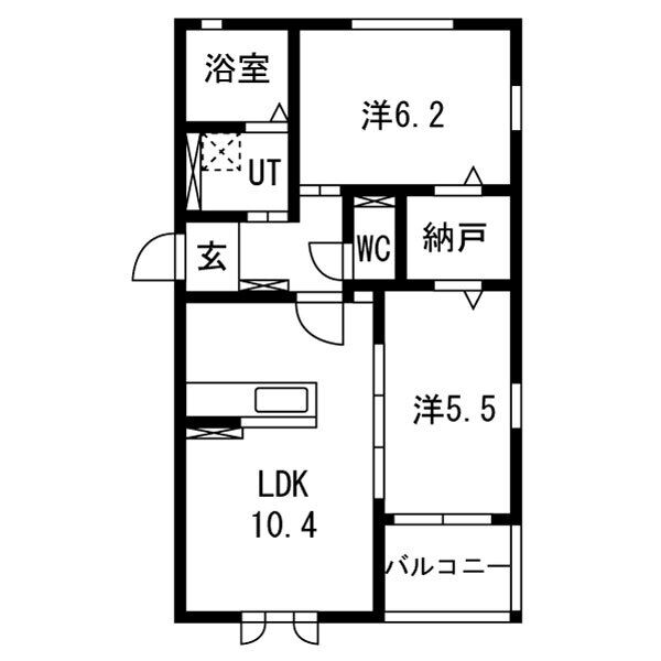 ライラックハイムの間取り