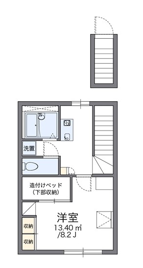 レオパレスセグンドの間取り
