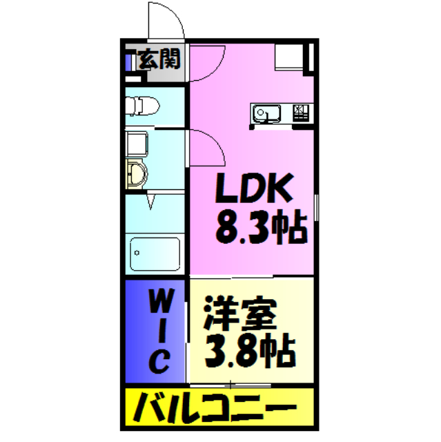Ｆｏｕｒ　Ｓｅａｓｏｎｓ新検見川の間取り