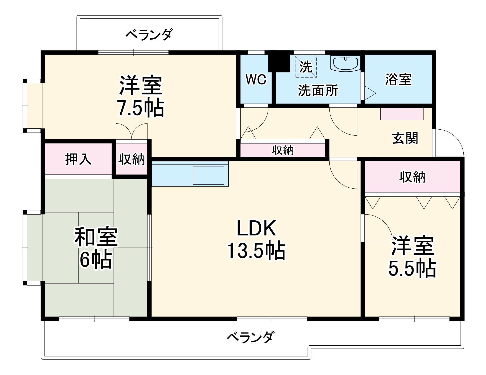 エスパレス湘南の間取り