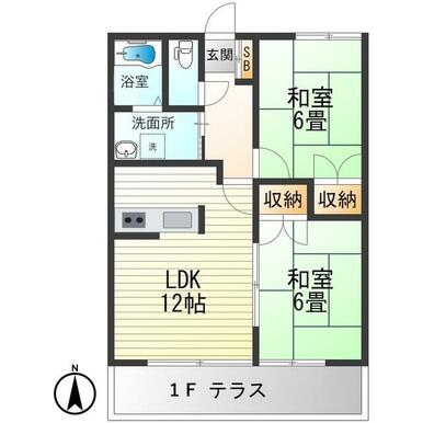 カーサN&Tの間取り
