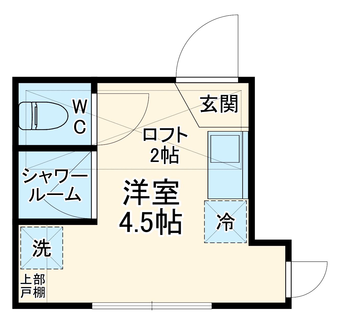 アザレアコートの間取り