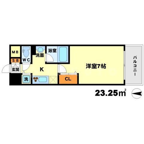 アーデン江坂の間取り