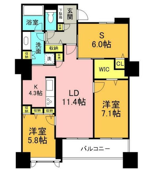 ザ・ハシモトタワーの間取り