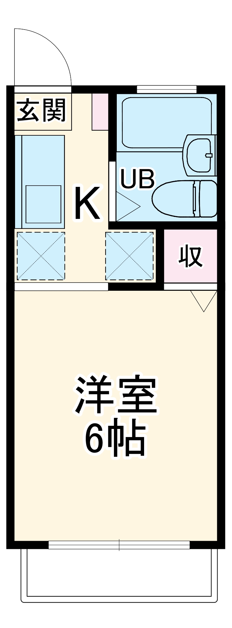 ヴェルディヨーコーの間取り