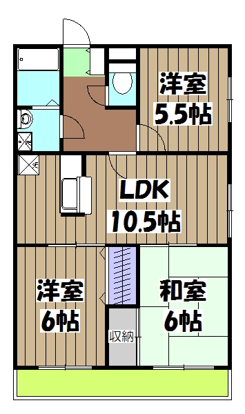 ルミエール円山の間取り