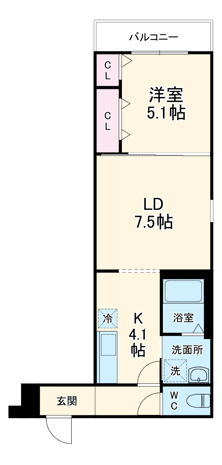 フジパレス吹田岸辺の間取り