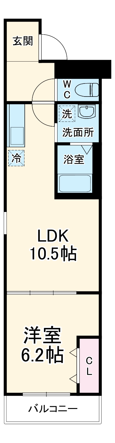 フジパレス吹田岸辺の間取り