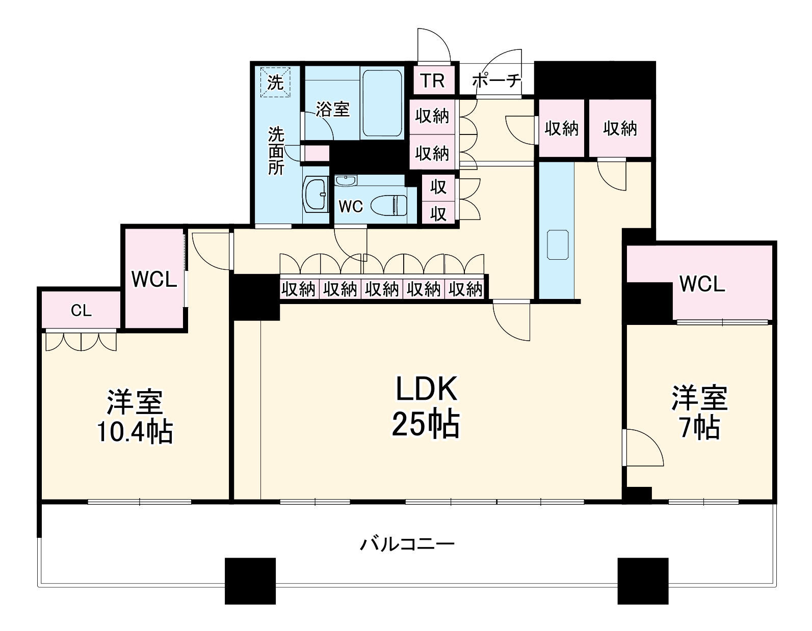 タワーザ上町台の間取り