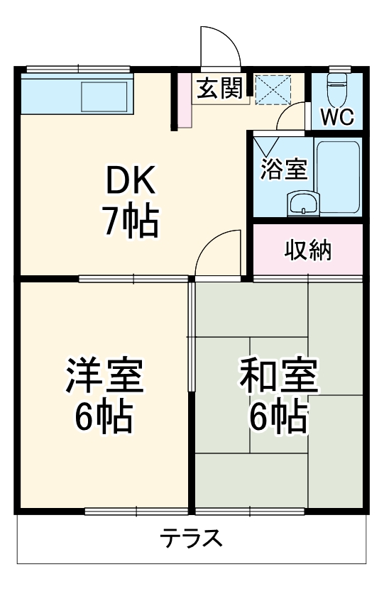パインハイツの間取り
