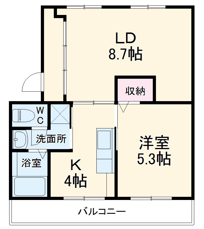 メゾン冨田の間取り