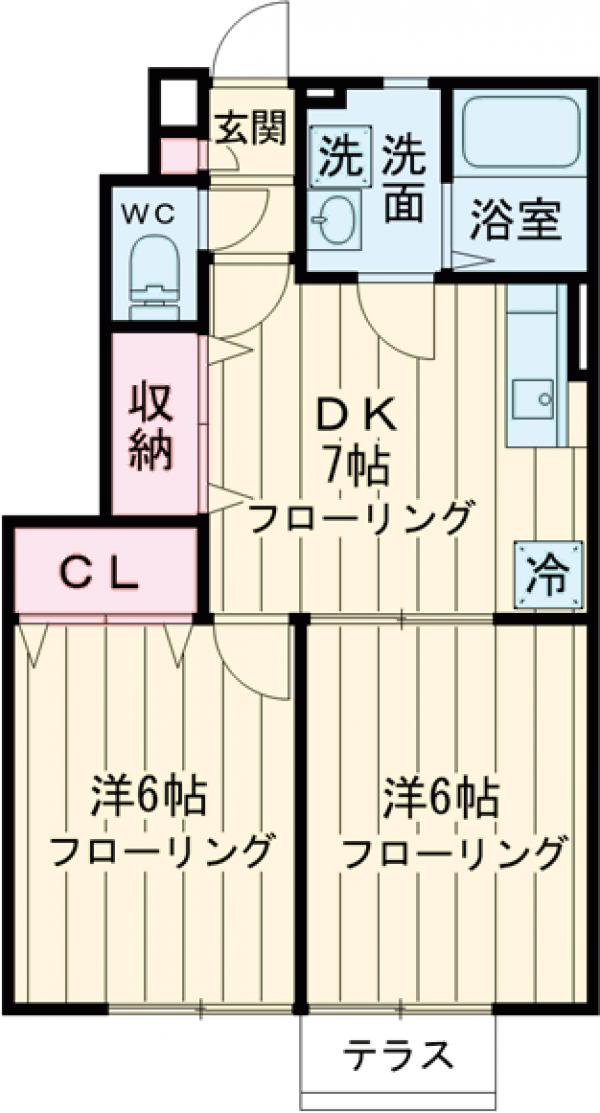 グランパルク東町の間取り
