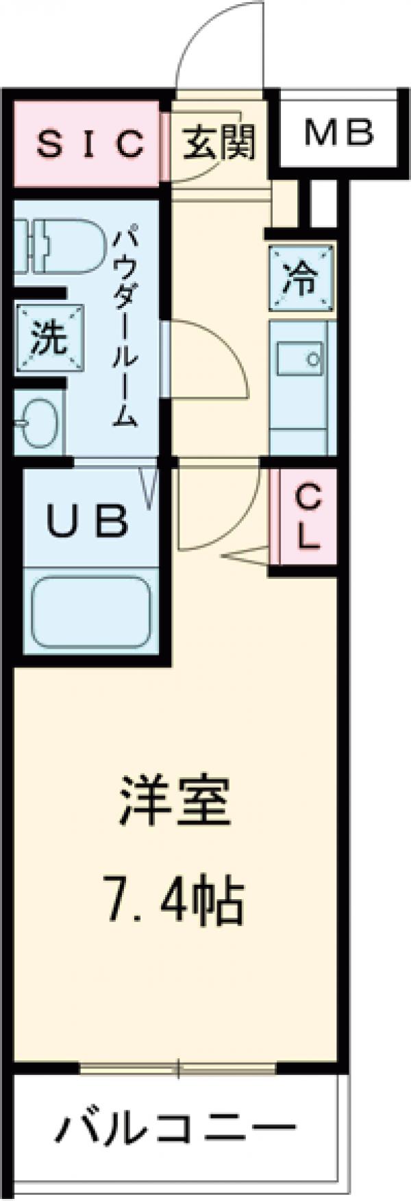 GENOVIA京成立石Ⅳskygardenの間取り