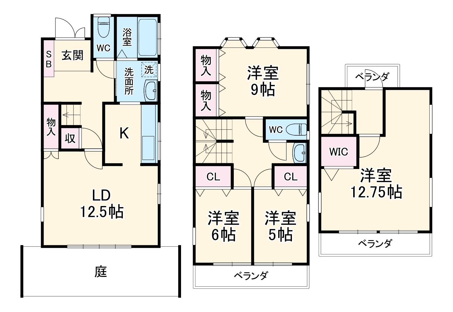 千種区清住レントハウスの間取り