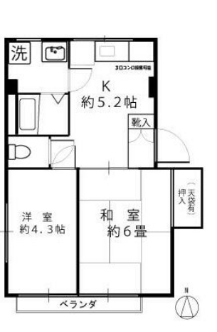 ミトモマンションの間取り