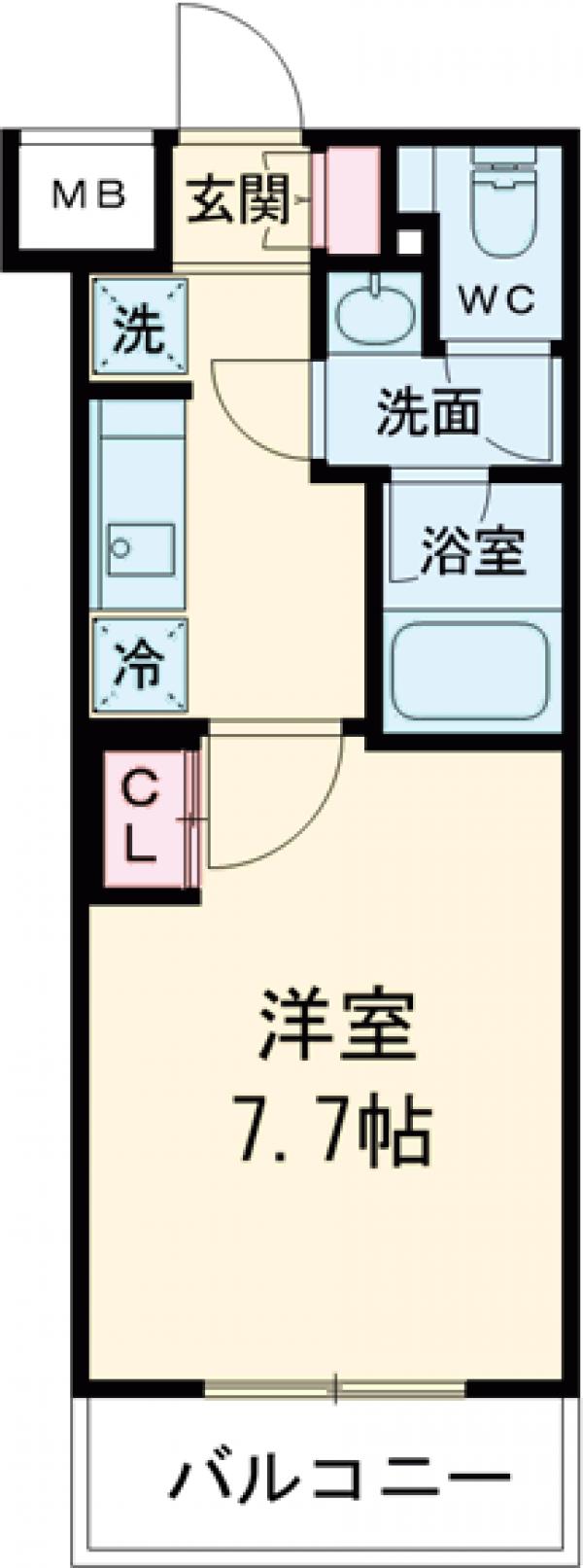 コンフォリア大島DEUXの間取り
