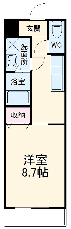 CENT FORCE OKEHAZAMAの間取り