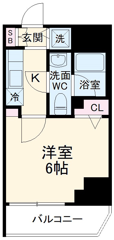 ディアレイシャス横浜吉野町の間取り